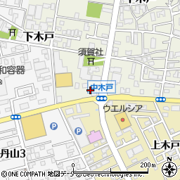 新潟県新潟市東区中木戸54周辺の地図