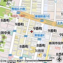 新潟県新潟市中央区古町通９番町1458の地図 住所一覧検索 地図マピオン