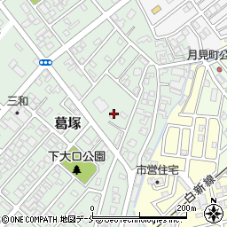 新潟県新潟市北区葛塚430周辺の地図