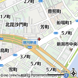 新潟県新潟市中央区並木町2396-乙周辺の地図