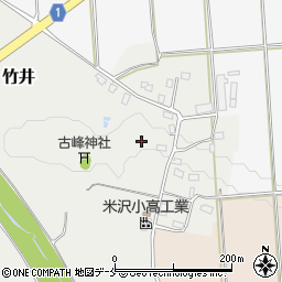 山形県米沢市竹井2310周辺の地図