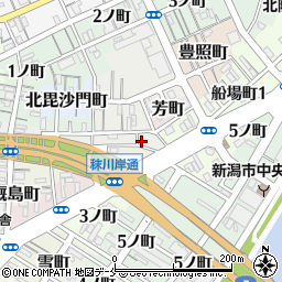 新潟県新潟市中央区並木町2434周辺の地図
