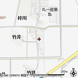 山形県米沢市竹井1207周辺の地図