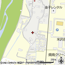 山形県米沢市花沢町3216周辺の地図