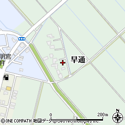 新潟県新潟市北区早通968周辺の地図