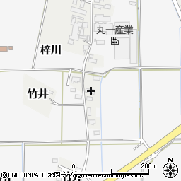 山形県米沢市竹井1207-4周辺の地図