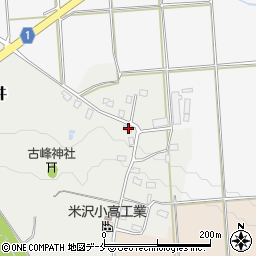 山形県米沢市竹井2303周辺の地図