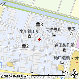 株式会社寺山クリーニング　豊第２工場周辺の地図