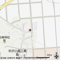 山形県米沢市竹井2168周辺の地図
