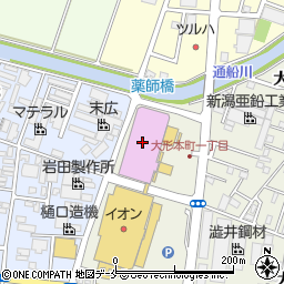 大阪王将 イオン新潟東店周辺の地図