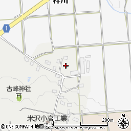 山形県米沢市竹井2293周辺の地図