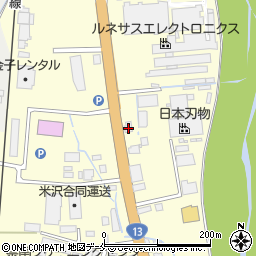 山形県米沢市花沢3160周辺の地図