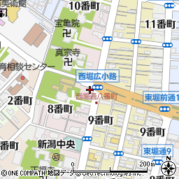 新潟県新潟市中央区西堀通８番町1597周辺の地図