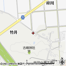 山形県米沢市竹井2133-1周辺の地図