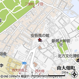 安吾　風の館（旧市長公舎）周辺の地図