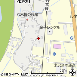 山形県米沢市花沢町3255周辺の地図