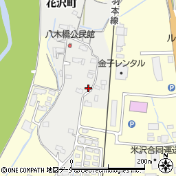 山形県米沢市花沢町3236周辺の地図