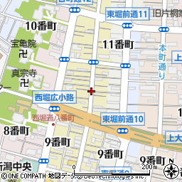 新潟県新潟市中央区古町通１０番町の地図 住所一覧検索 地図マピオン
