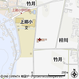 米沢市上郷コミュニティセンター周辺の地図