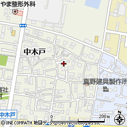 新潟県新潟市東区中木戸232周辺の地図