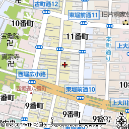 野沢理容院周辺の地図