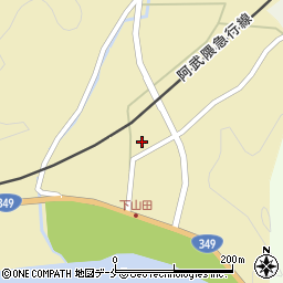 宮城県伊具郡丸森町舘矢間山田小原瀬東周辺の地図