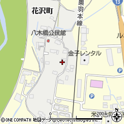 山形県米沢市花沢町3237周辺の地図