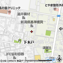 新潟県新潟市東区中木戸381周辺の地図