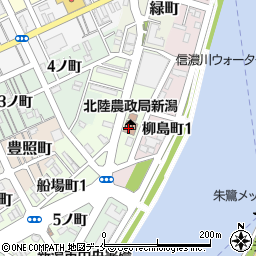 北陸農政局新潟県拠点　地方参事官室周辺の地図