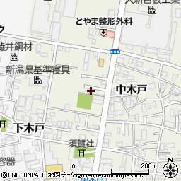 新潟県新潟市東区中木戸310周辺の地図