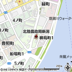 北陸農政局新潟地域センター周辺の地図