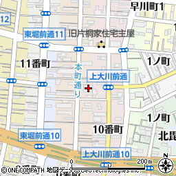 新潟県新潟市中央区本町通１１番町1840周辺の地図