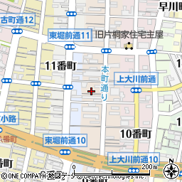 新潟県新潟市中央区本町通１１番町1815-2周辺の地図