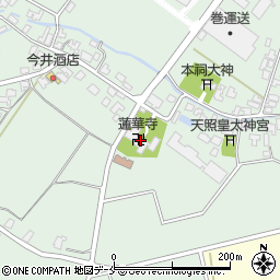 蓮華寺周辺の地図