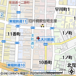 新潟県新潟市中央区本町通１１番町1836周辺の地図