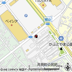 新潟シェル豊栄南ニュータウンＳＳ周辺の地図
