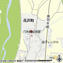 山形県米沢市花沢町3590周辺の地図