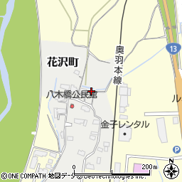 山形県米沢市花沢町3320-5周辺の地図