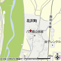 山形県米沢市花沢町3591周辺の地図