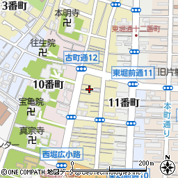 新潟県新潟市中央区西堀前通１１番町1637周辺の地図