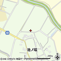 新潟県新発田市池ノ端周辺の地図
