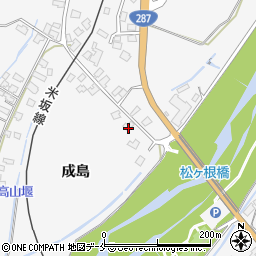 山形県米沢市広幡町成島806周辺の地図