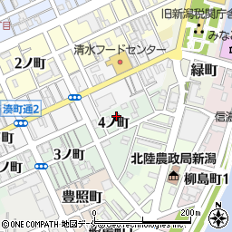 新潟県新潟市中央区東湊町通４ノ町3385周辺の地図