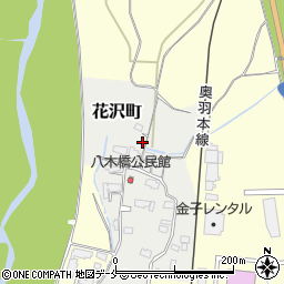 山形県米沢市花沢町3597周辺の地図