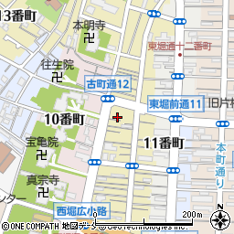 新潟県新潟市中央区西堀前通１１番町1635周辺の地図