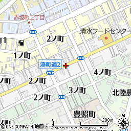 新潟県新潟市中央区湊町通（３ノ町）周辺の地図