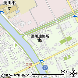 新潟市北区濁川連絡所周辺の地図