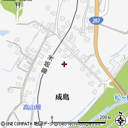 山形県米沢市広幡町成島821周辺の地図