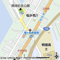 新潟竜ケ島郵便局 ＡＴＭ周辺の地図