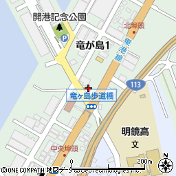 新潟竜ケ島郵便局周辺の地図